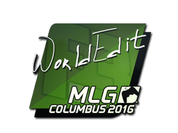 印花 | WorldEdit | 2016年 MLG 哥伦布锦标赛