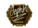 印花 | dephh（金色）| 2018年伦敦锦标赛