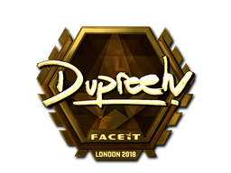 印花 | dupreeh(金色)| 2018年伦敦锦标赛