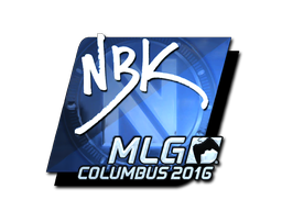 印花 | NBK-(闪亮)| 2016年 MLG 哥伦布锦标赛