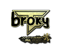  broky（金色） | 2022年安特卫普锦标赛