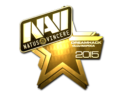  Natus Vincere（金色）| 2015年卢日-纳波卡锦标赛